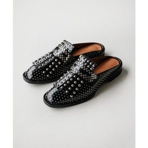 Robert Clergerie Studded Youla Mule